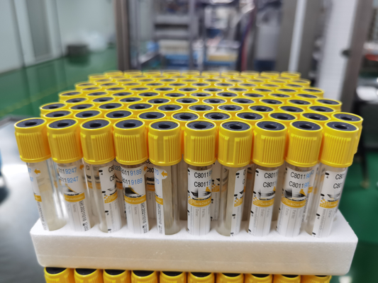 8ml φιαλίδιο 16*100mm ενεργοποιητών θρόμβων γυαλιού σωλήνας ενεργοποιητών θρόμβων διαχωριστών ορών