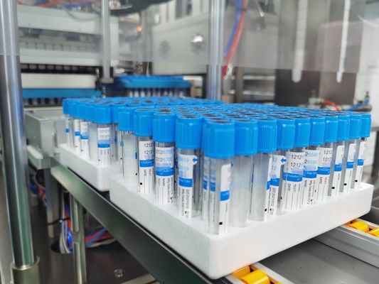 ISO13485 16*100mm μπλε τοπ σωλήνες συλλογής αίματος INR PT σωλήνων κιτρικού άλατος νατρίου
