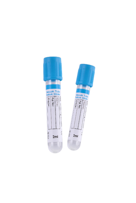 FSC μπλε ΚΑΠ 2-5ml νατρίου κιτρικού άλατος αίματος συλλογής σωλήνες Vacuum σωλήνων πλαστικοί