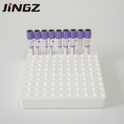 EDTA της PET K3 σωλήνας 3ml 13*75mm συλλογής αίματος με ψεκασμένο εθιστικό