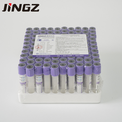 EDTA της PET K3 σωλήνας 3ml 13*75mm συλλογής αίματος με ψεκασμένο εθιστικό