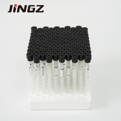 1.6ml Esr το αίμα σύρει το μαύρο τοπ σωλήνα συλλογής αίματος σωλήνων μιάς χρήσεως