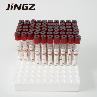 Κανένας πρόσθετος σαφής σωλήνας 0.5ml-10ml αίματος κόκκινων κορυφών