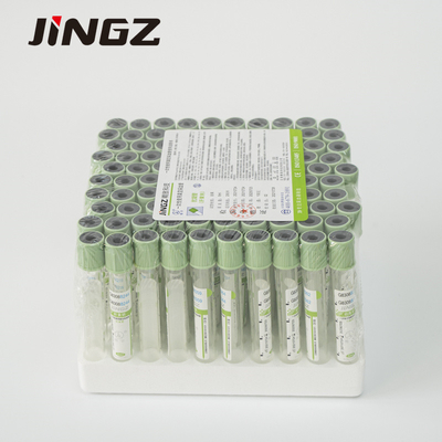 ISO9001 ανοικτό πράσινο σωλήνας 13×75mm συλλογής δειγμάτων αίματος ΚΑΠ