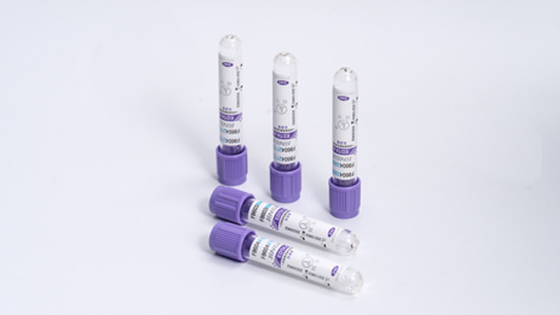 EDTA της PET K3 σωλήνας 3ml 13*75mm συλλογής αίματος με ψεκασμένο εθιστικό