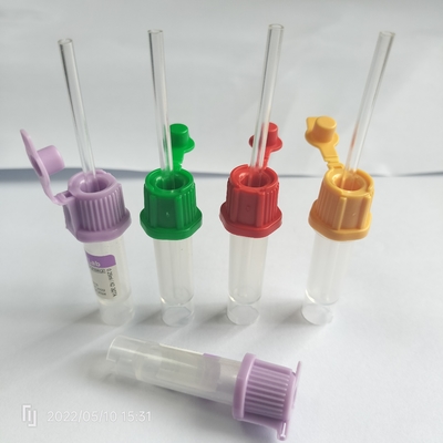 8*45mm Lithium Heparin Mini Tubes Green Micro Non Vacuum Tube με σωλήνα