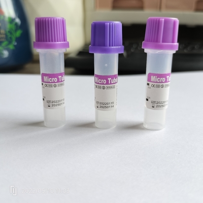 EDTA μικροϋπολογιστών αντιπηκτικών PP Lavender αποθήκευσης αίματος σωλήνων κορυφή