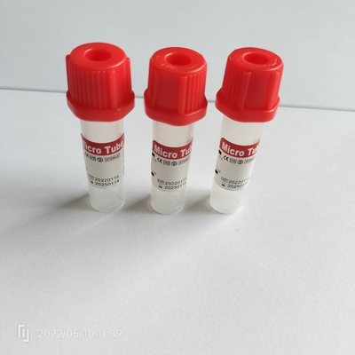 Παιδιατρικός σωλήνας 11*45mm συλλογής αίματος μικροϋπολογιστών CE ISO13485 για τον ασθενή Geriatriatric
