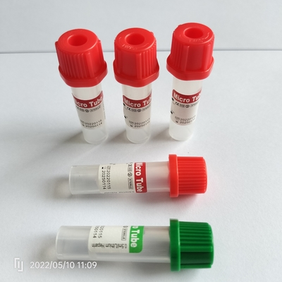 Παιδιατρικός σωλήνας 11*45mm συλλογής αίματος μικροϋπολογιστών CE ISO13485 για τον ασθενή Geriatriatric