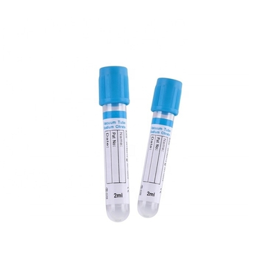 ISO13485 16*100mm μπλε τοπ σωλήνες συλλογής αίματος INR PT σωλήνων κιτρικού άλατος νατρίου