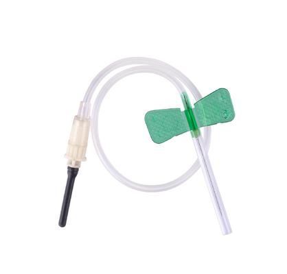 Τεστ αίματος Green Butterfly Needle Butterfly Winged Infusion Set 21g 22g 23g