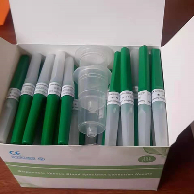 Πράσινο βελόνα συλλογής αίματος Vacuum βελόνων 21G*1 1/2» Multisample