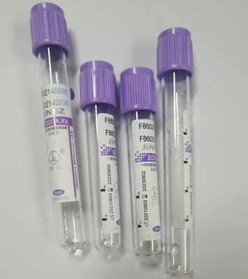 Εγκεκριμένο το CE Edta 4ml πορφυρό τοπ αίμα σωλήνων σύρει τα δείγματα σωλήνων διαθέσιμα