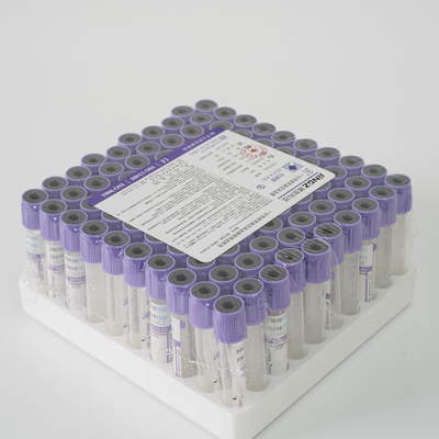 Edta CE επικυρωμένος ο ISO K3 σωλήνας δοκιμής Vacuum 0.5ml-10ml πορφυρός τοπ