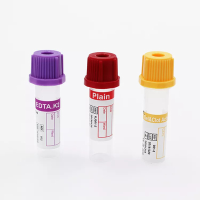 Λεβέντα Μικροί σωλήνες EDTA Μικρό μη κενό Edta 0,5 ml Για παιδιατρική εξέταση