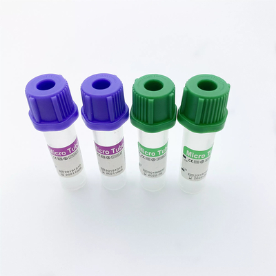 Λεβέντα Μικροί σωλήνες EDTA Μικρό μη κενό Edta 0,5 ml Για παιδιατρική εξέταση
