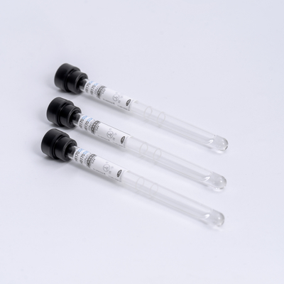 1.6ml Esr το αίμα σύρει το μαύρο τοπ σωλήνα συλλογής αίματος σωλήνων μιάς χρήσεως