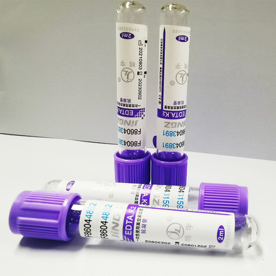 EDTA 13*75mm K3 Lavender τοπ Vacuum σωλήνων συλλογής αίματος