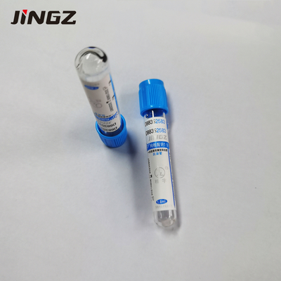 EDTA μικροϋπολογιστών K3 JINGZ 0.25ml-10ml ο σωλήνας συλλογής αίματος με το χρώμα κωδικοποίησε τα καλύμματα