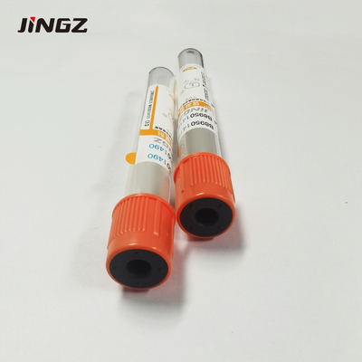 4ml σωλήνας ενεργοποιητών θρόμβων ορών κόκκινων κορυφών που χρησιμοποιείται για τη δοκιμή πήξης