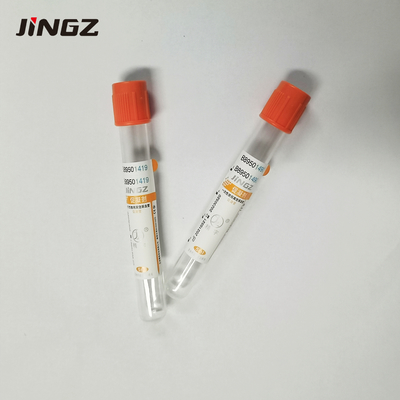 4ml σωλήνας ενεργοποιητών θρόμβων ορών κόκκινων κορυφών που χρησιμοποιείται για τη δοκιμή πήξης