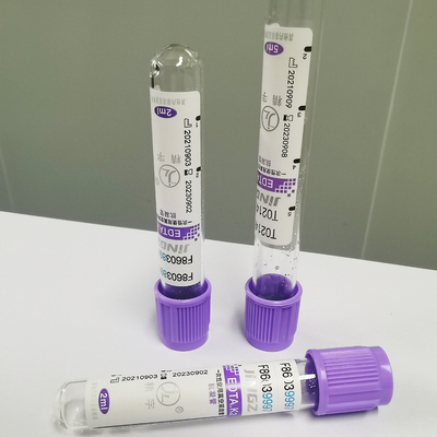 Edta CE επικυρωμένος ο ISO K3 σωλήνας δοκιμής Vacuum 0.5ml-10ml πορφυρός τοπ