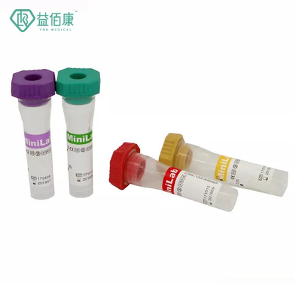 το παιδιατρικό αίμα 0.25ml 0.5ml 0.1ml σύρει Edta σωλήνων το μη κενό σωλήνα εξετάσεων αίματος