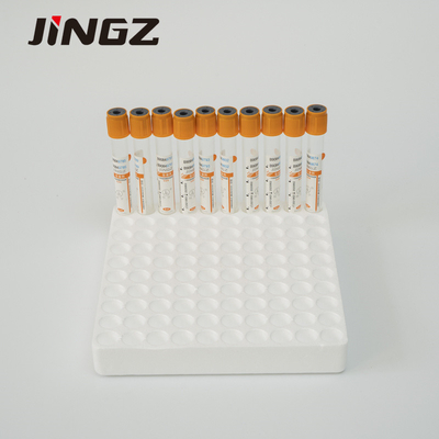 4ml σωλήνας ενεργοποιητών θρόμβων ορών κόκκινων κορυφών για τη δοκιμή πήξης