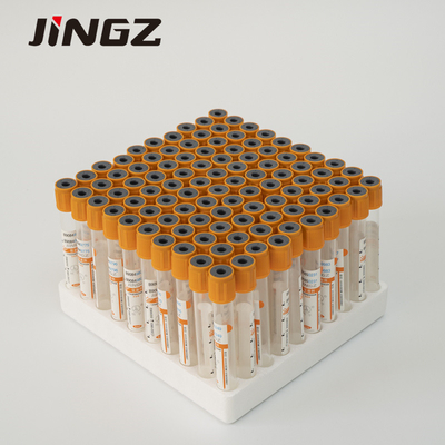 4ml σωλήνας ενεργοποιητών θρόμβων ορών κόκκινων κορυφών για τη δοκιμή πήξης