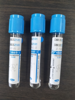 χονδρικός πωλήσεις σωλήνας Vacuum Clot Activator Medical vacuum blood collection tube σωλήνες εξέτασης αίματος για το νάτριο κιτρικό