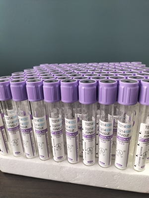 16*100mm Διαμέτρου K2 EDTA σωλήνα με χωρητικότητα 1ml-10ml πλαστικό/γυαλί
