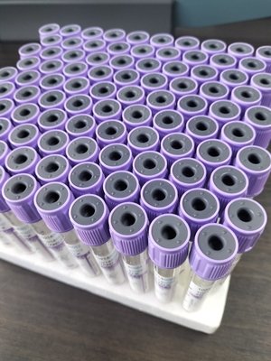 16*100mm Διαμέτρου K2 EDTA σωλήνα με χωρητικότητα 1ml-10ml πλαστικό/γυαλί