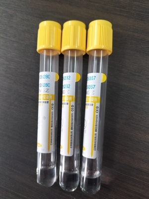 Ιατρικό σωλήνα συλλογής αίματος JINGZ 2-10 ml Gel Activator με κίτρινο επάνω μέρος