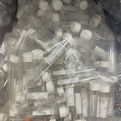 Λευκός καπάκι απλός δοκιμαστικός σωλήνας 10 ml 16*100 mm για τη μεταφορά δειγμάτων εργαστηρίου