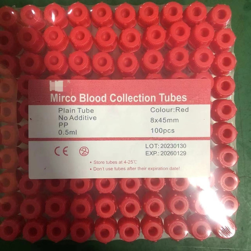Μη κενό μέγεθος σωλήνων 1.5mL πηκτωμάτων μικροϋπολογιστών PP για B2B